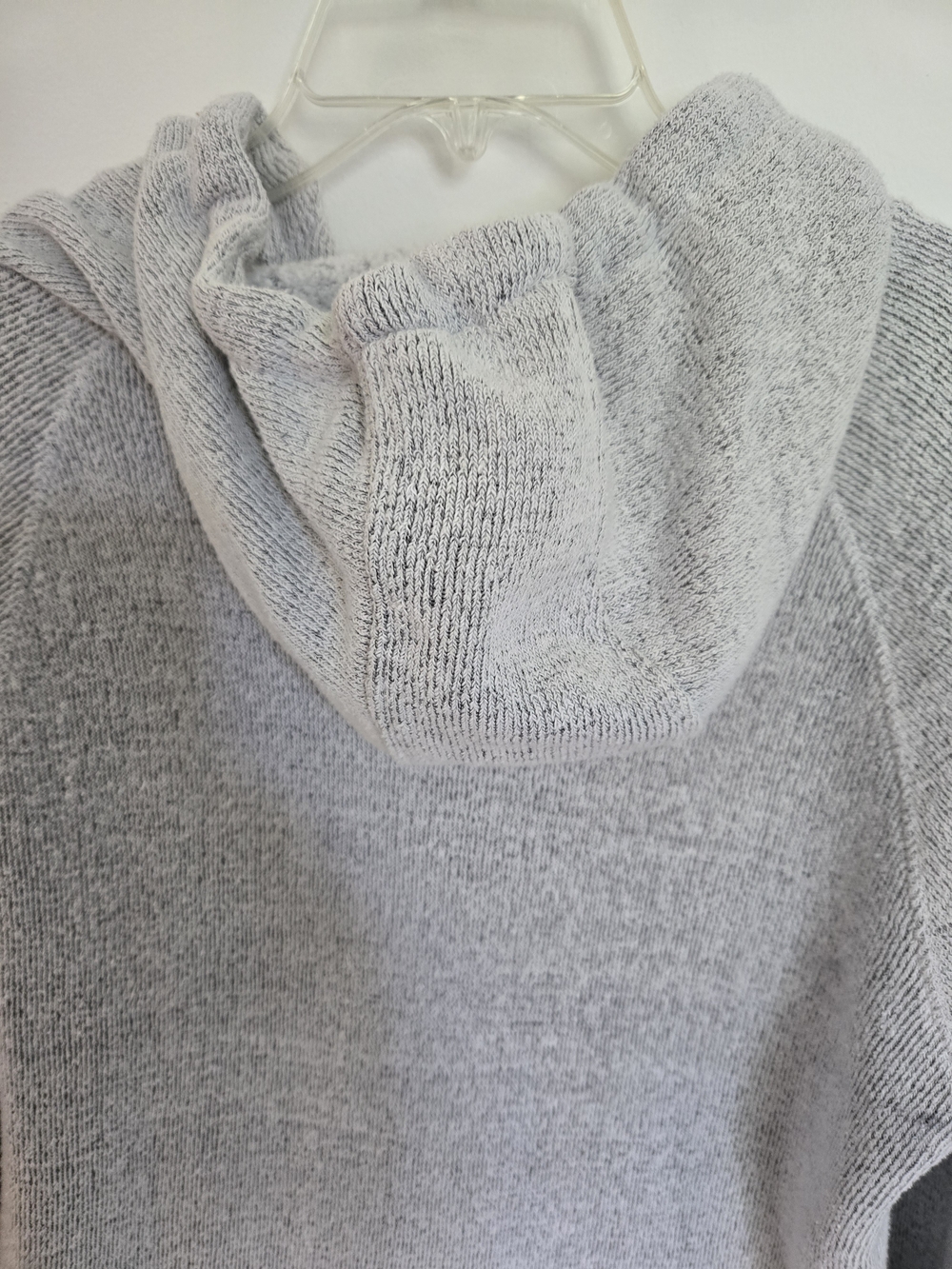 Isaac's Designs Sports Light Gray Hooded Pullover Kangaroo Pockets Women Size M - Picture 7 of 13